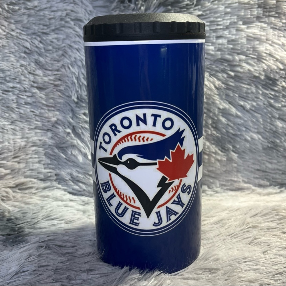 Toronto Blue Jays 4 in 1 Can Cooler, 16oz Tumbler